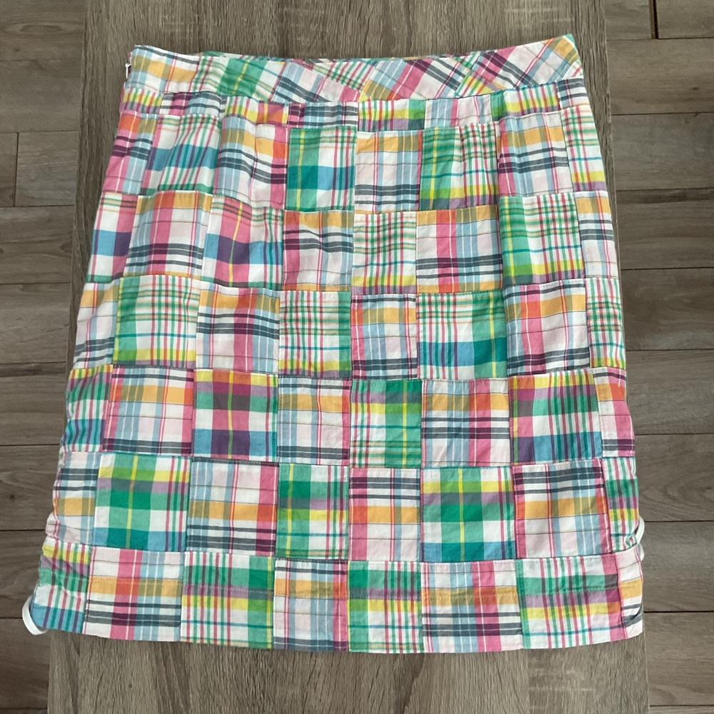 Talbots Multicolor Plaid Skirt